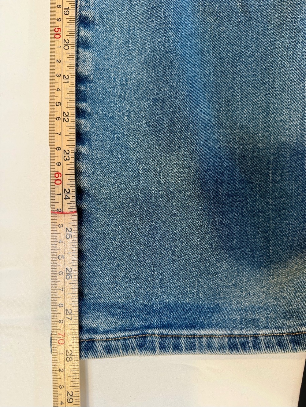 Good American Good Vintage Straight Leg Jeans - Light Blue Wash Size 15 NWT - Picture 7 of 9